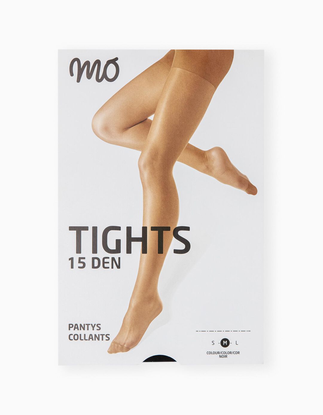 Collants 15 DEN, Mulher, Preto