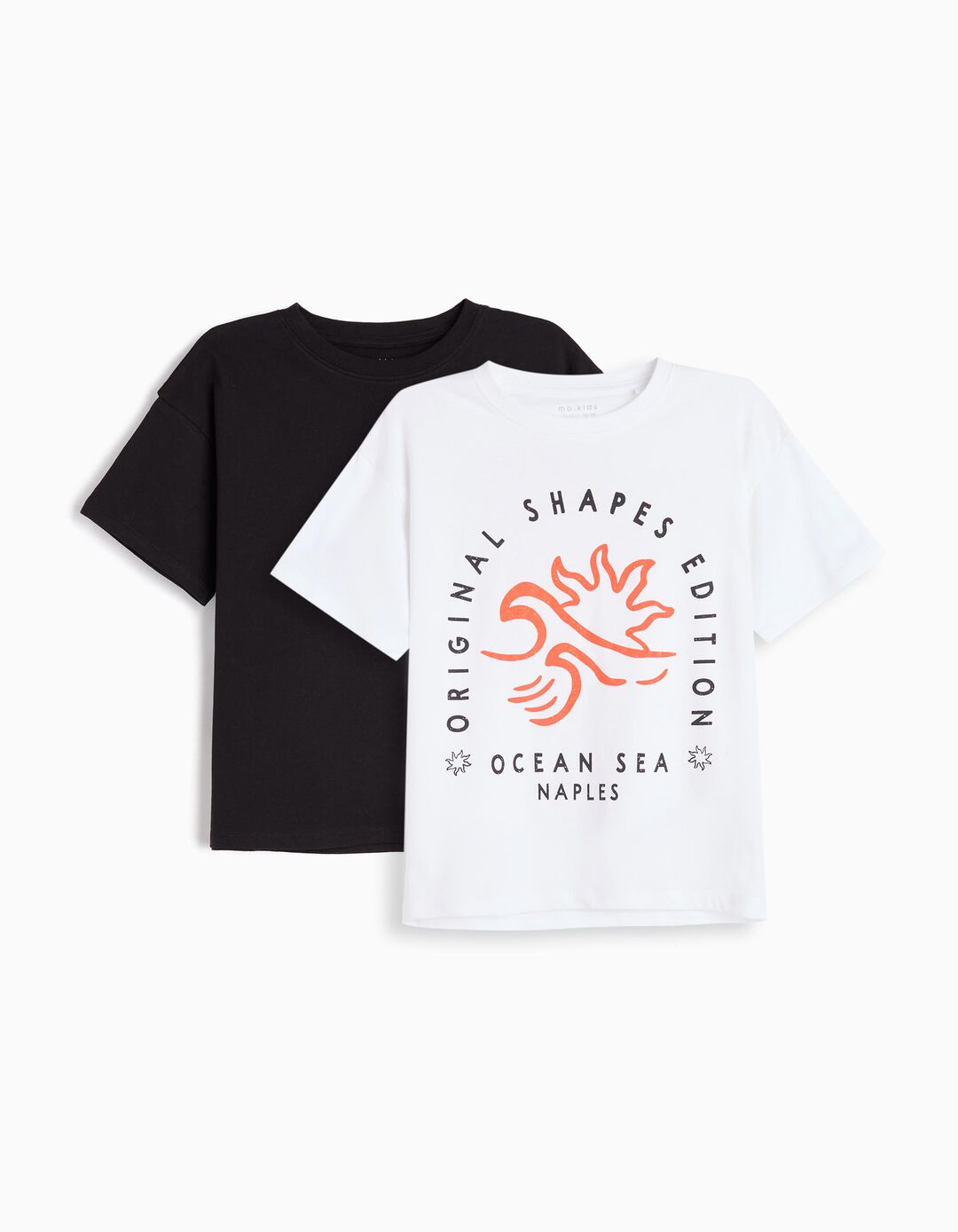 Pack 2 T-shirts, Menino, Branco