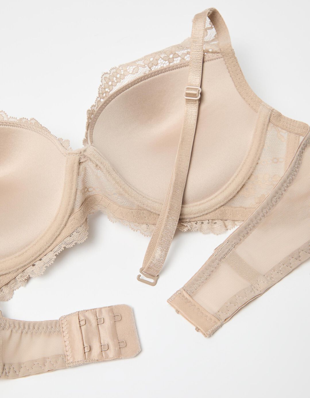 Soutien Push Up, Mulher, Bege