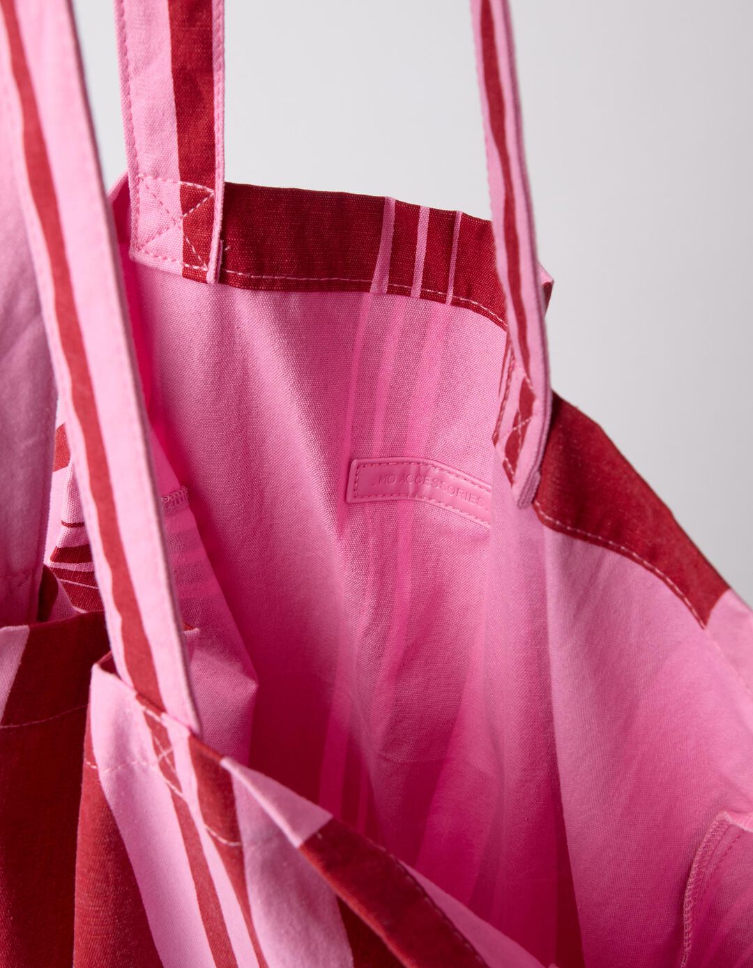 Tote Bag &Agrave;s Riscas, Mulher, Rosa