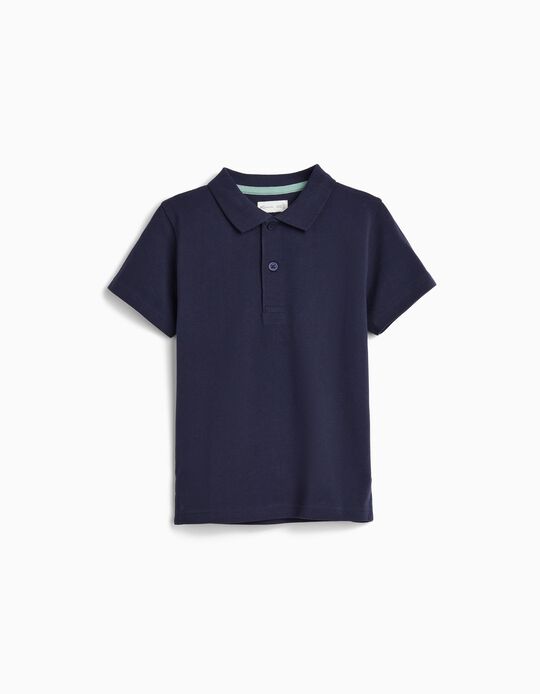 Comprar Online Polo Piquet, Menino, Azul Escuro