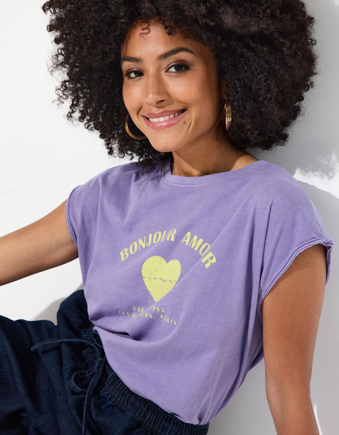 T-shirt sem Mangas, Mulher, Roxo Escuro 