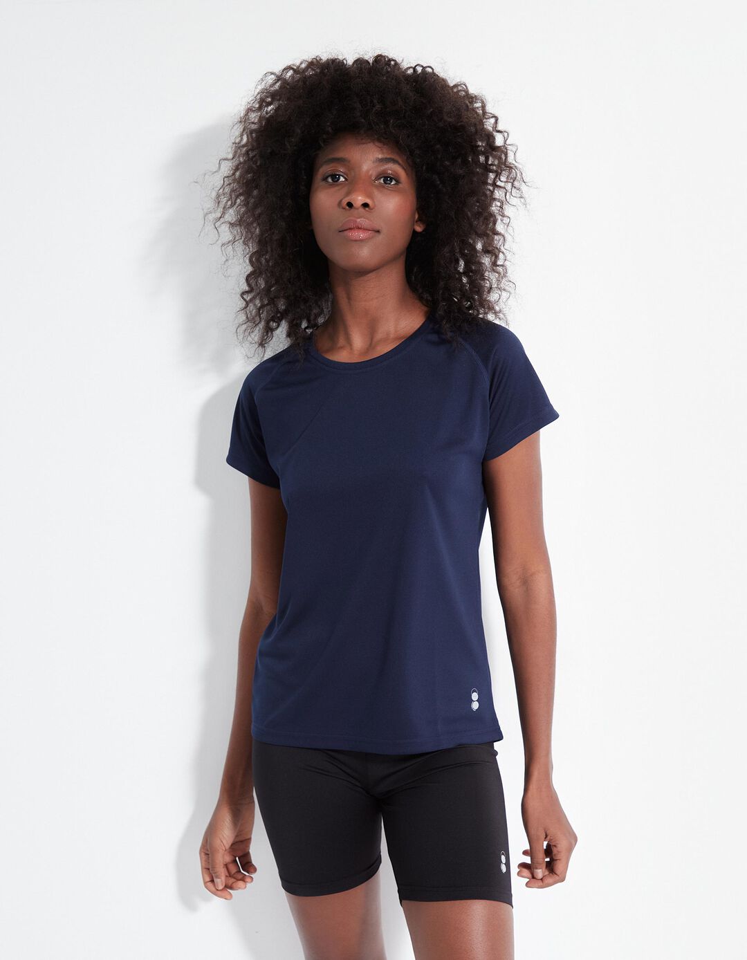 T-shirt de Desporto, Mulher, Azul Escuro