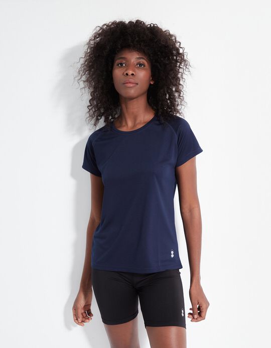 Comprar Online T-shirt de Desporto, Mulher, Azul Escuro
