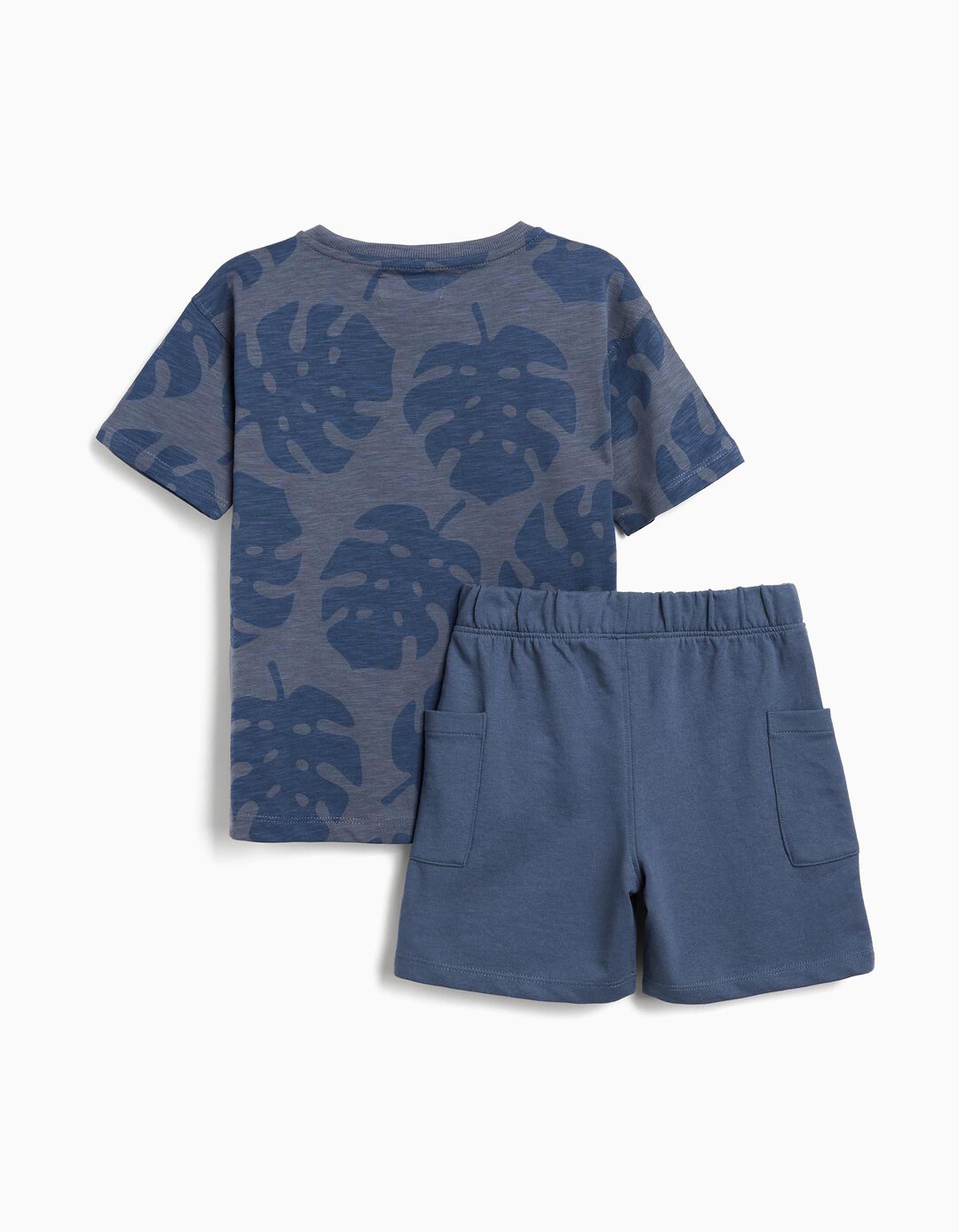 Conjunto T-shirt e Calções, Menino, Azul