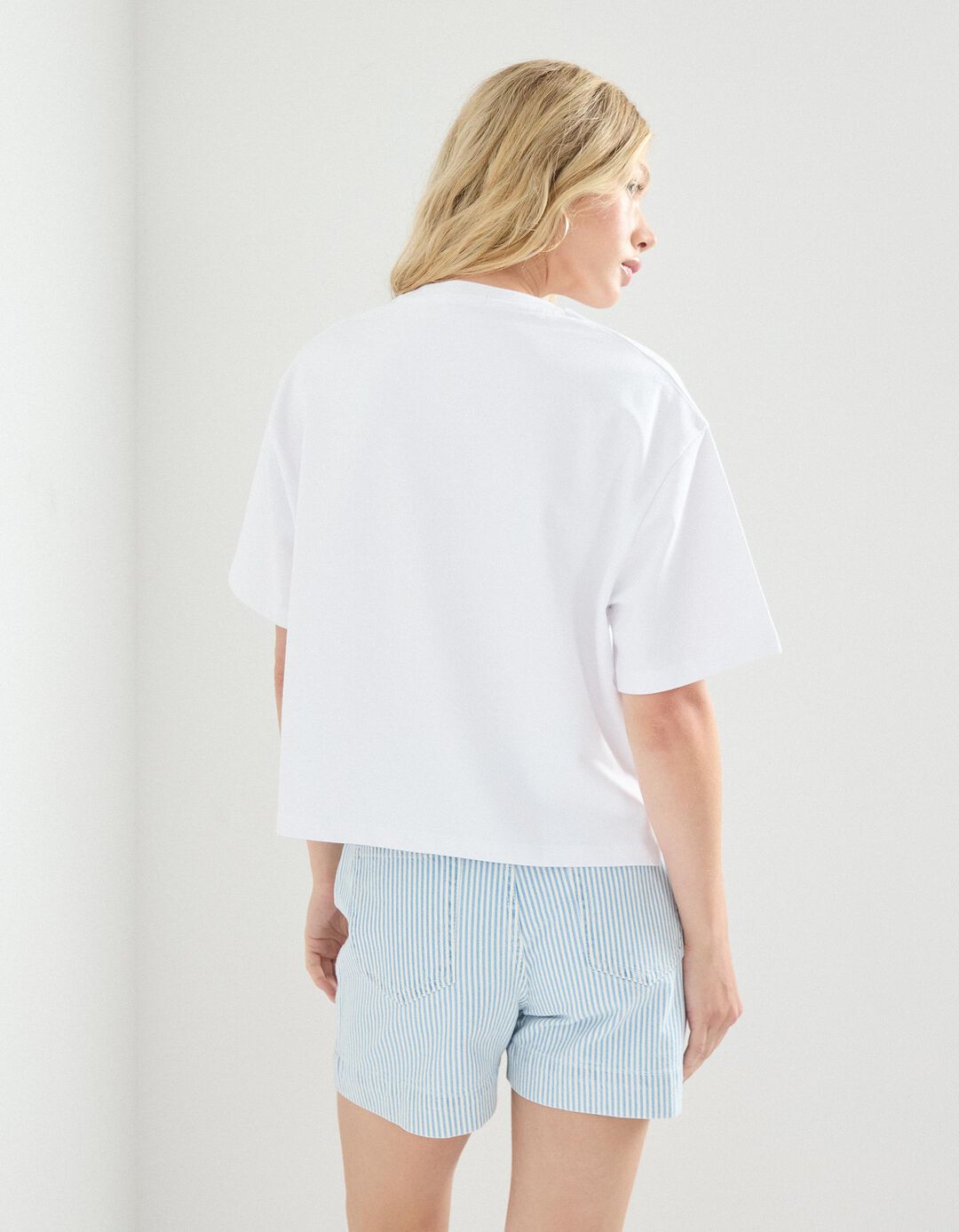 T-shirt, Mulher, Branco