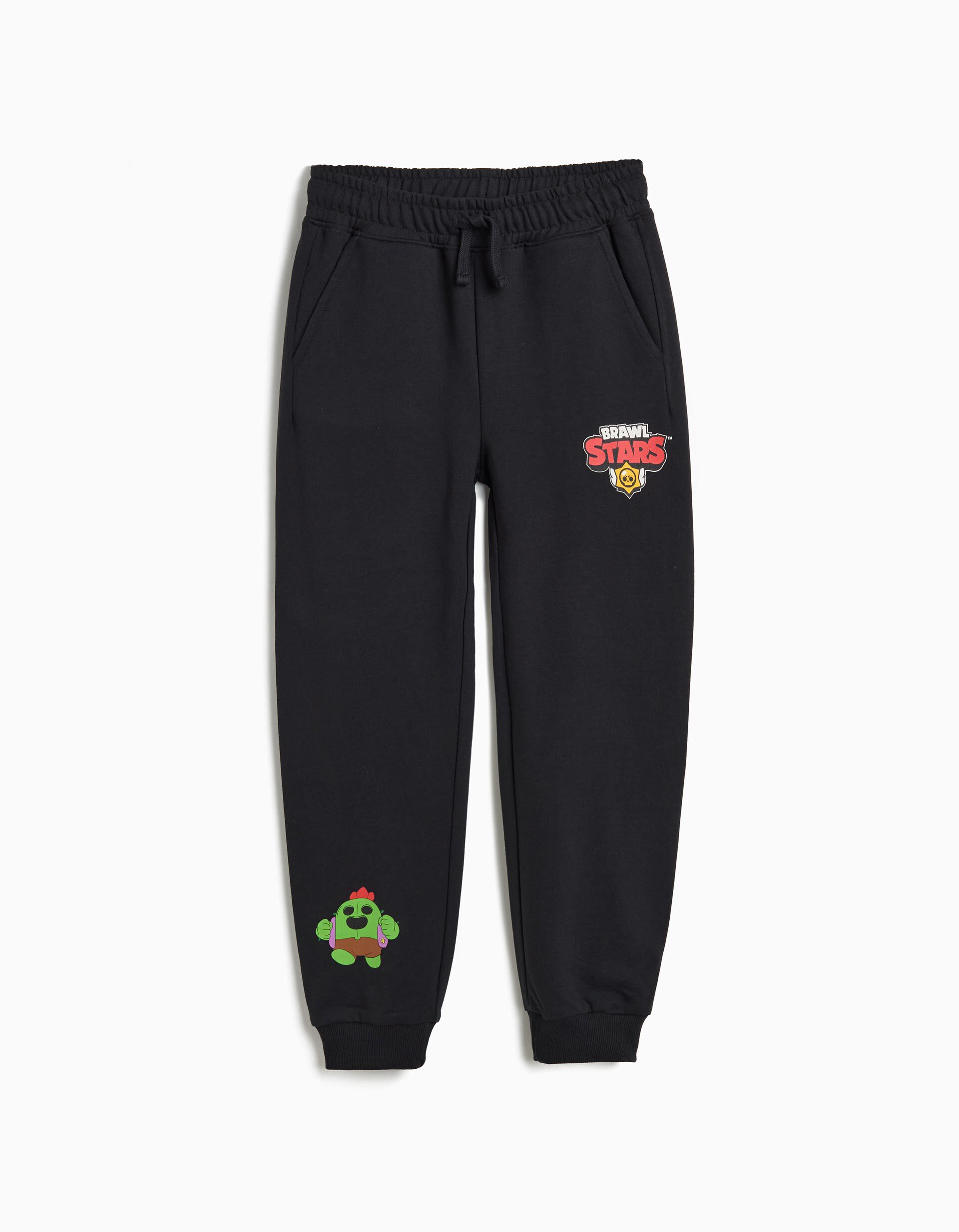 Comprar Online Joggers de Felpa 'Brawl Stars', Menino, Preto