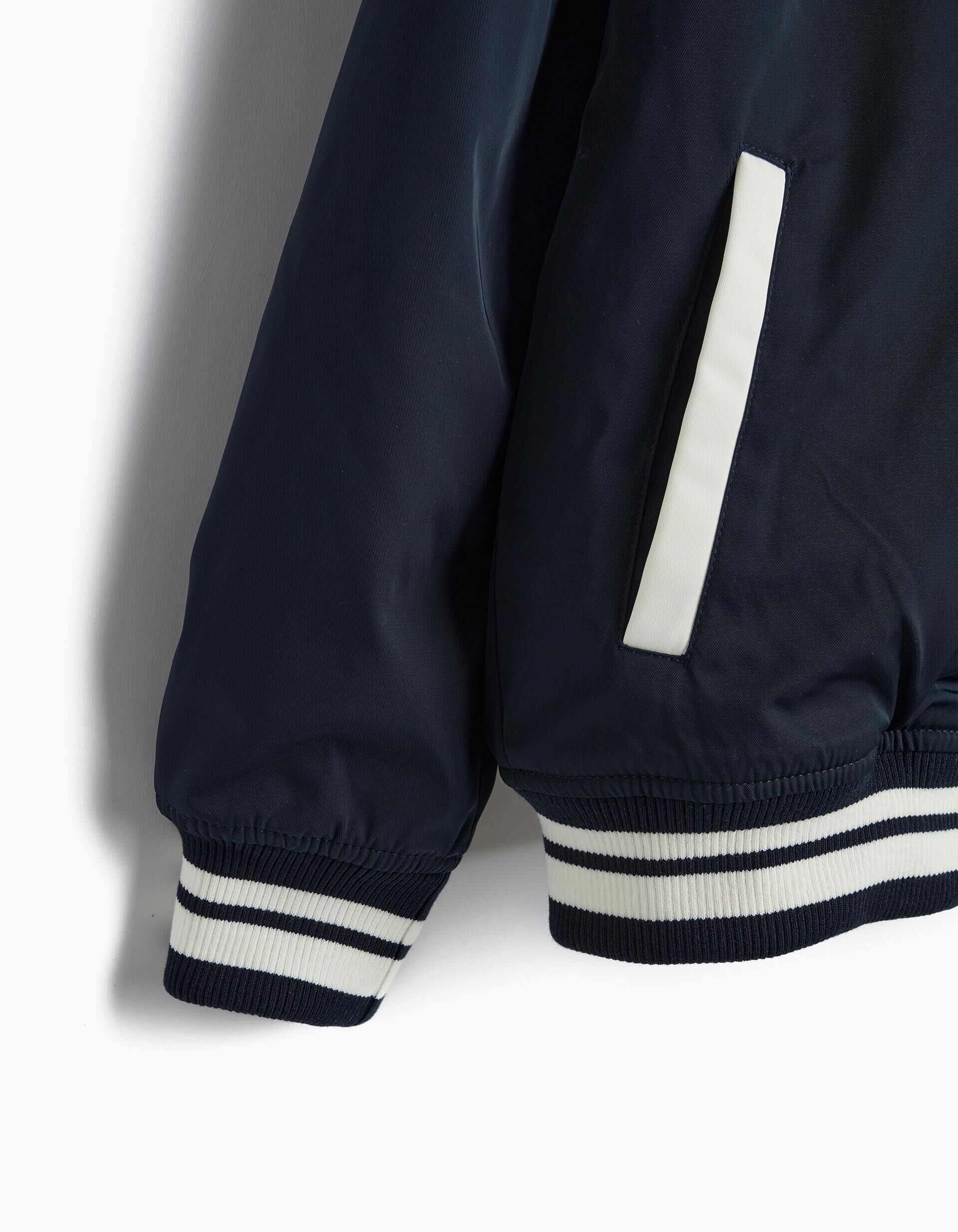 Comprar Online Bomber Com Capuz, Menino, Azul Escuro