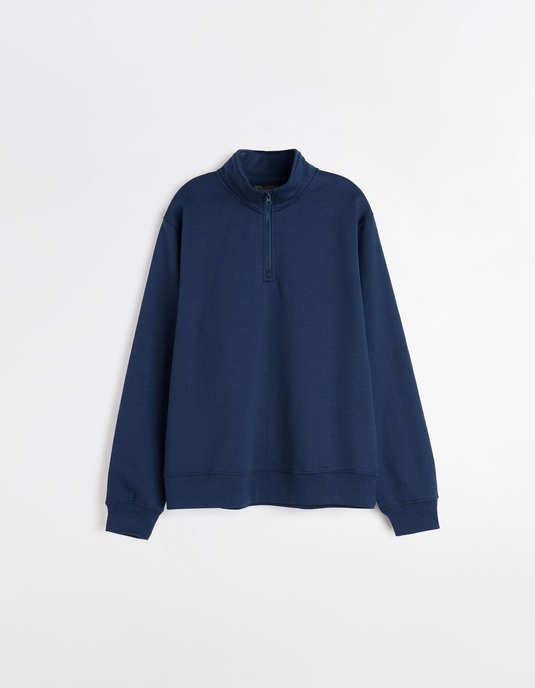 Sweatshirt Fecho de Correr, Homem, Azul Escuro