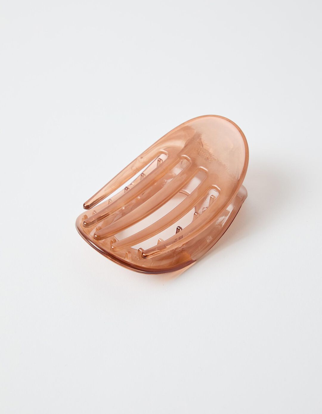 Mola De Cabelo Oval, Bege, Mulher
