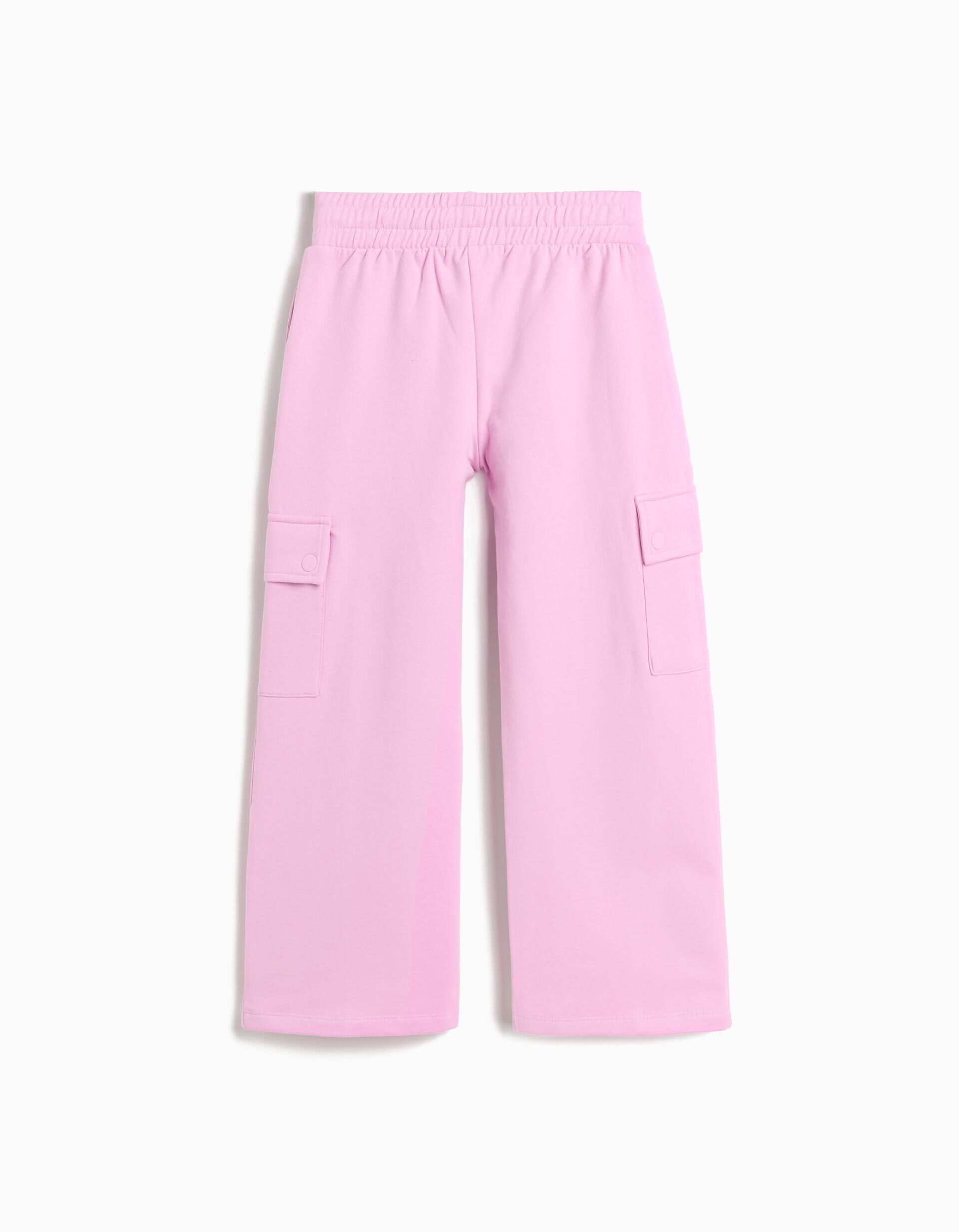 Comprar Online Cal&ccedil;as Cargo, Menina, Rosa Claro