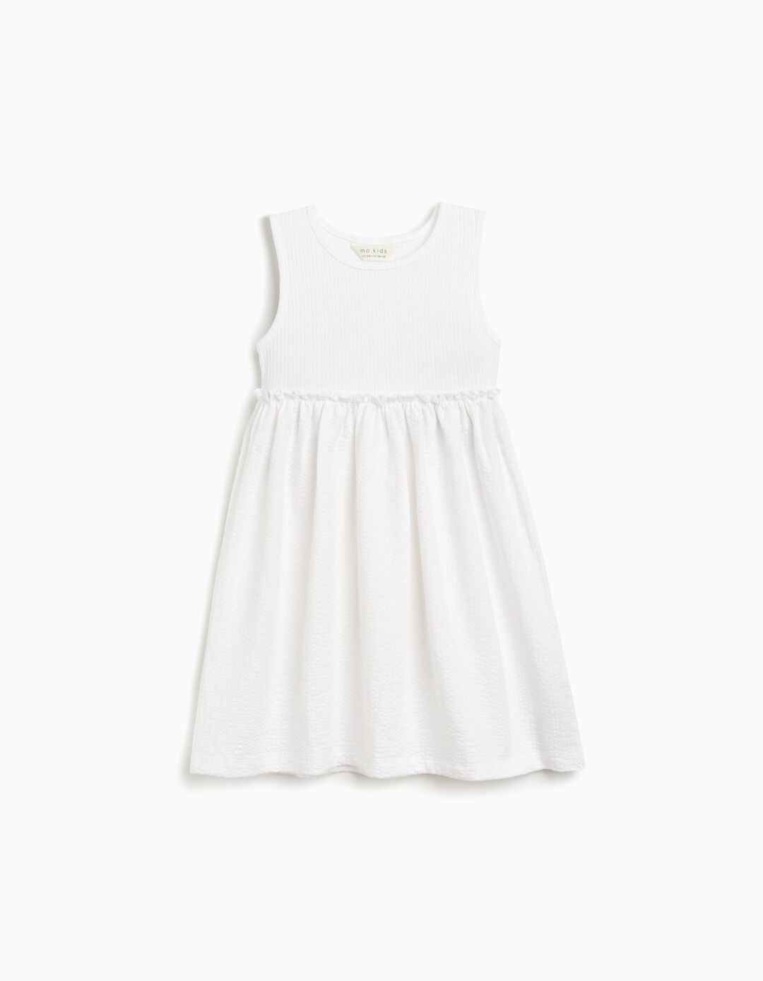 Vestido, Menina, Branco 