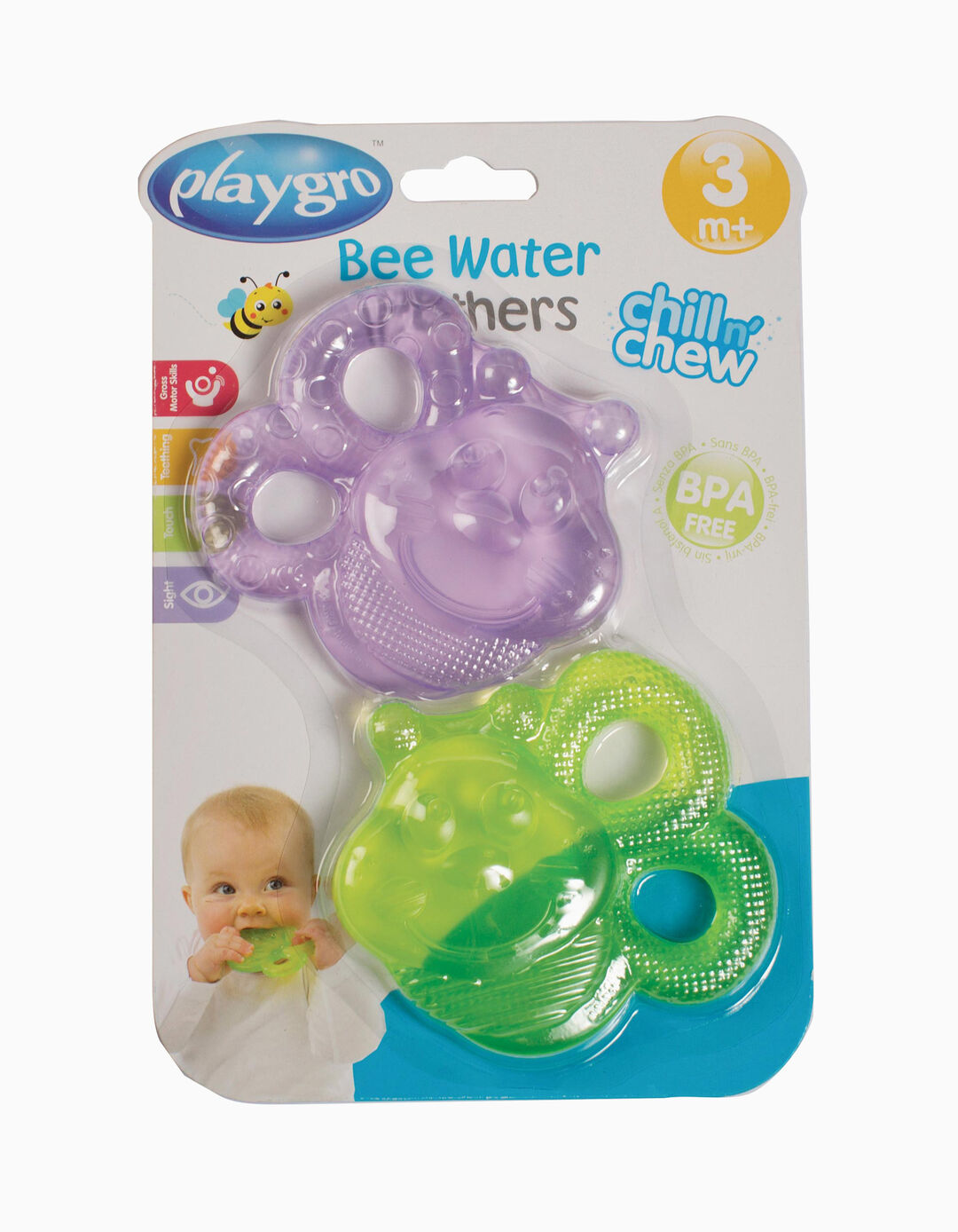2 Mordedores Abelha Playgro 3M+