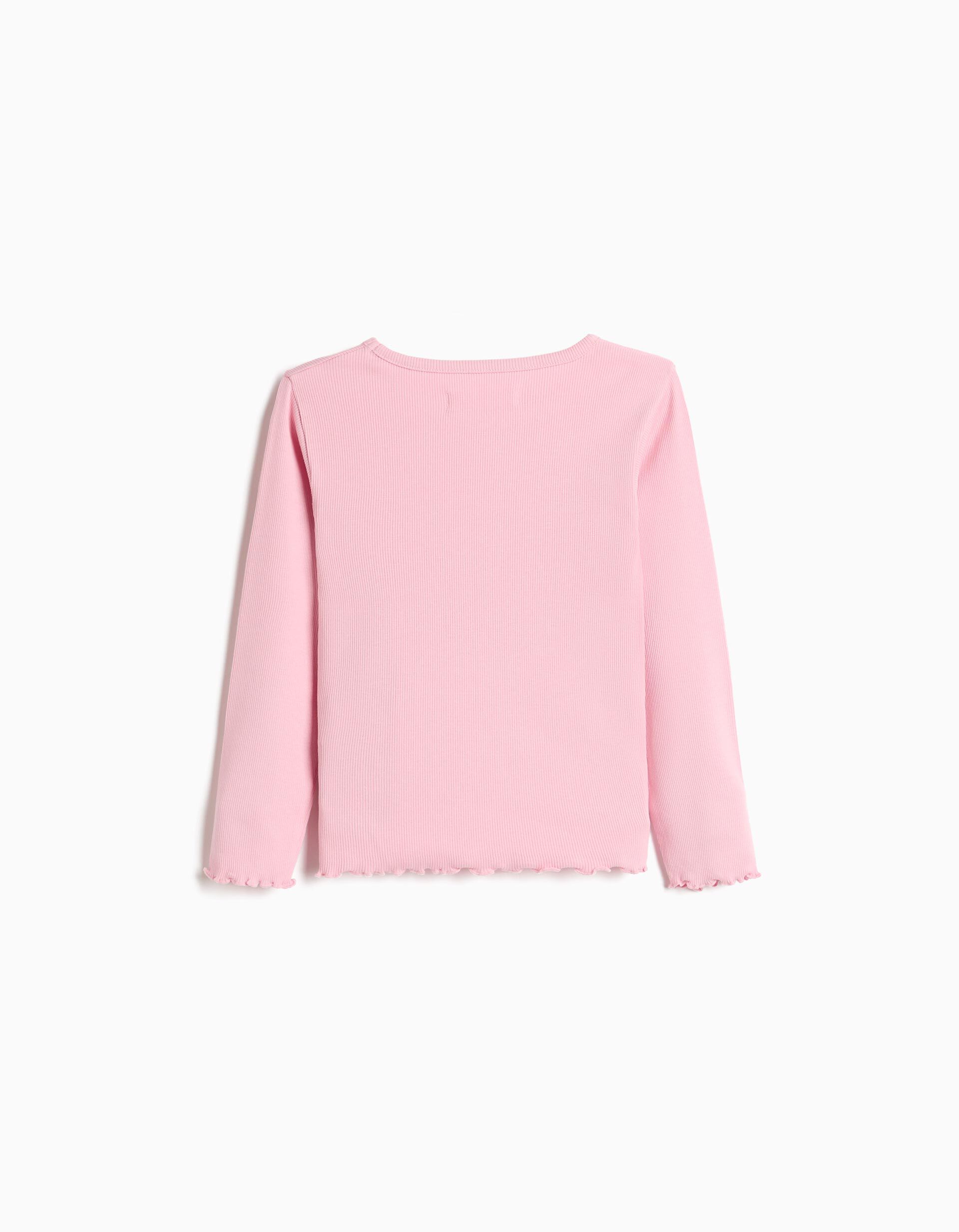 Comprar Online Camisola De Manga Comprida, Menina, Rosa