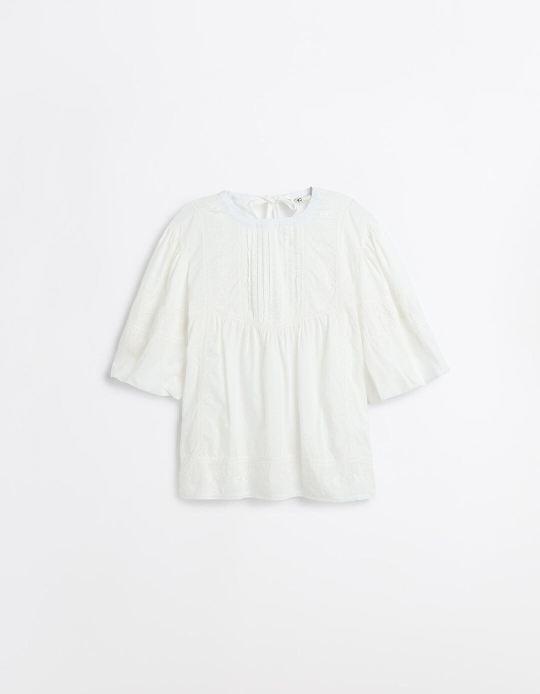 Blusa Com Bordados, Mulher, Branco