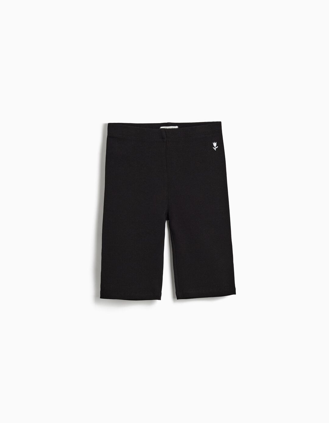 Leggings Ciclista, Menina, Preto