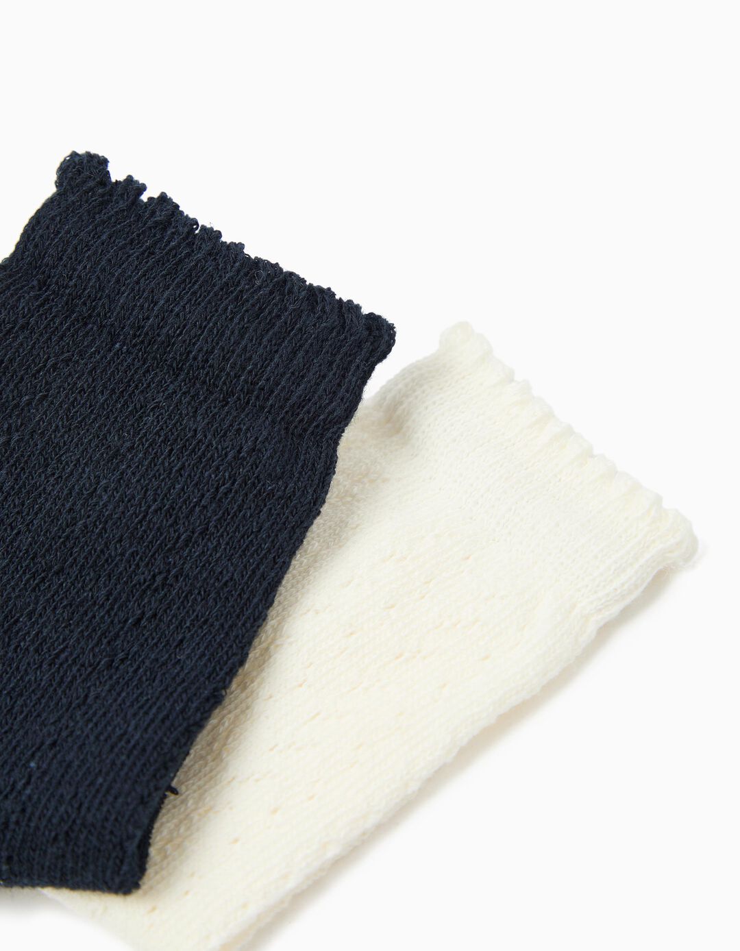 Pack 2 Pares de Meias, Menina, Azul Escuro