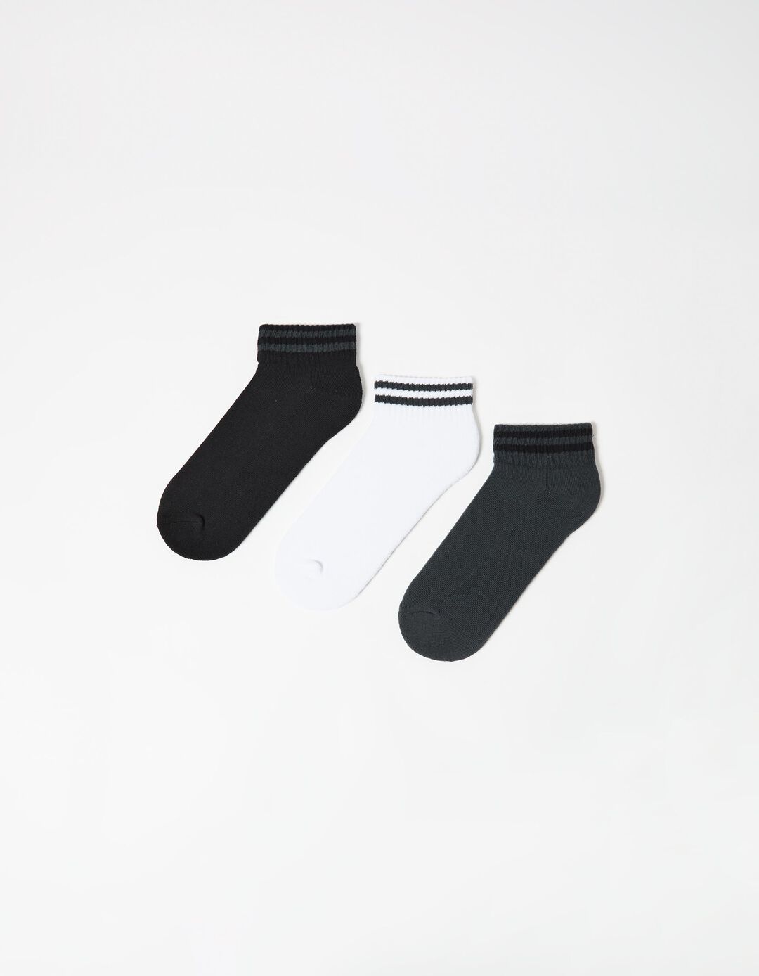 Pack 3 Pares de Meias, Homem, Preto 