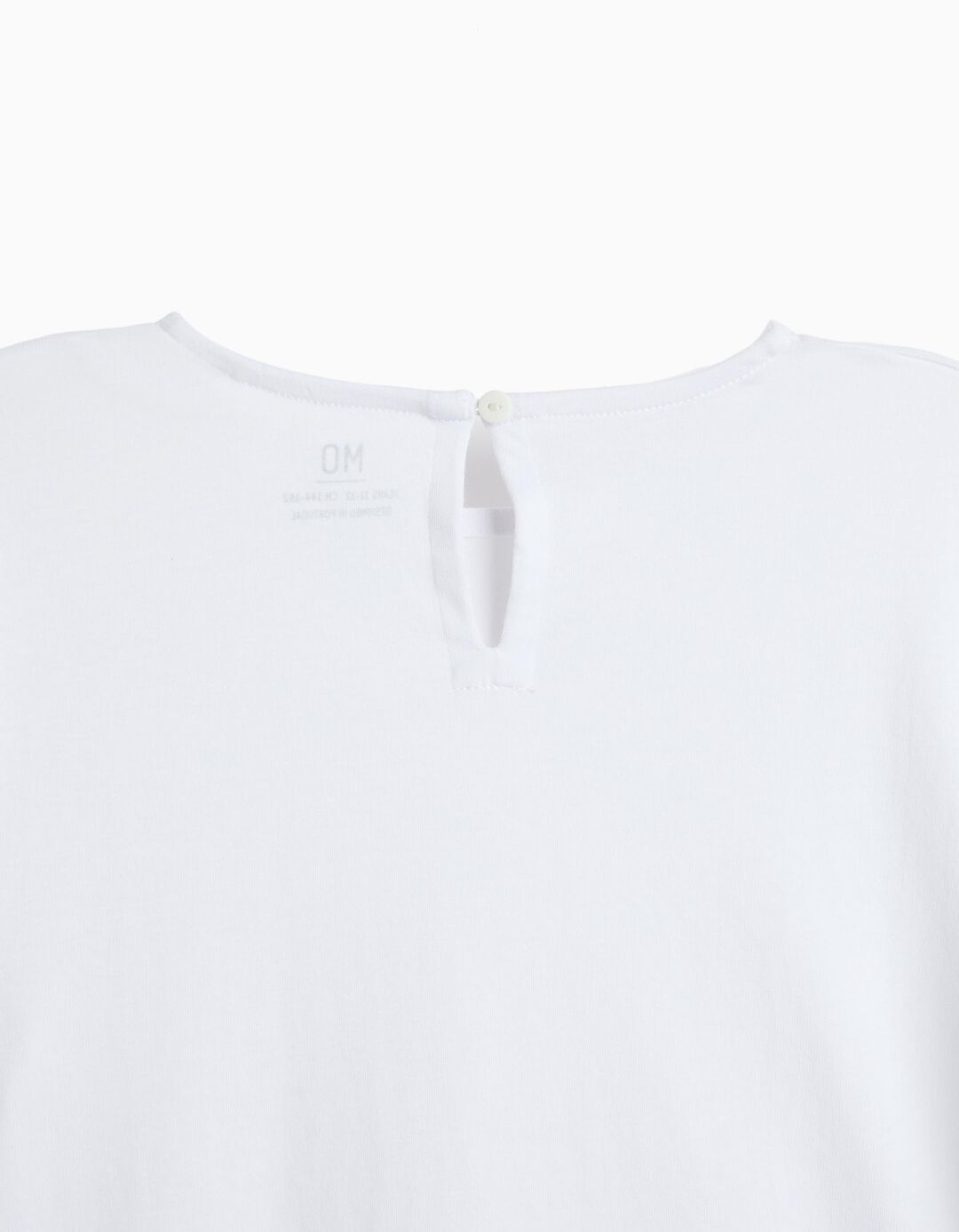 T-shirt Boxy, Menina, Branco