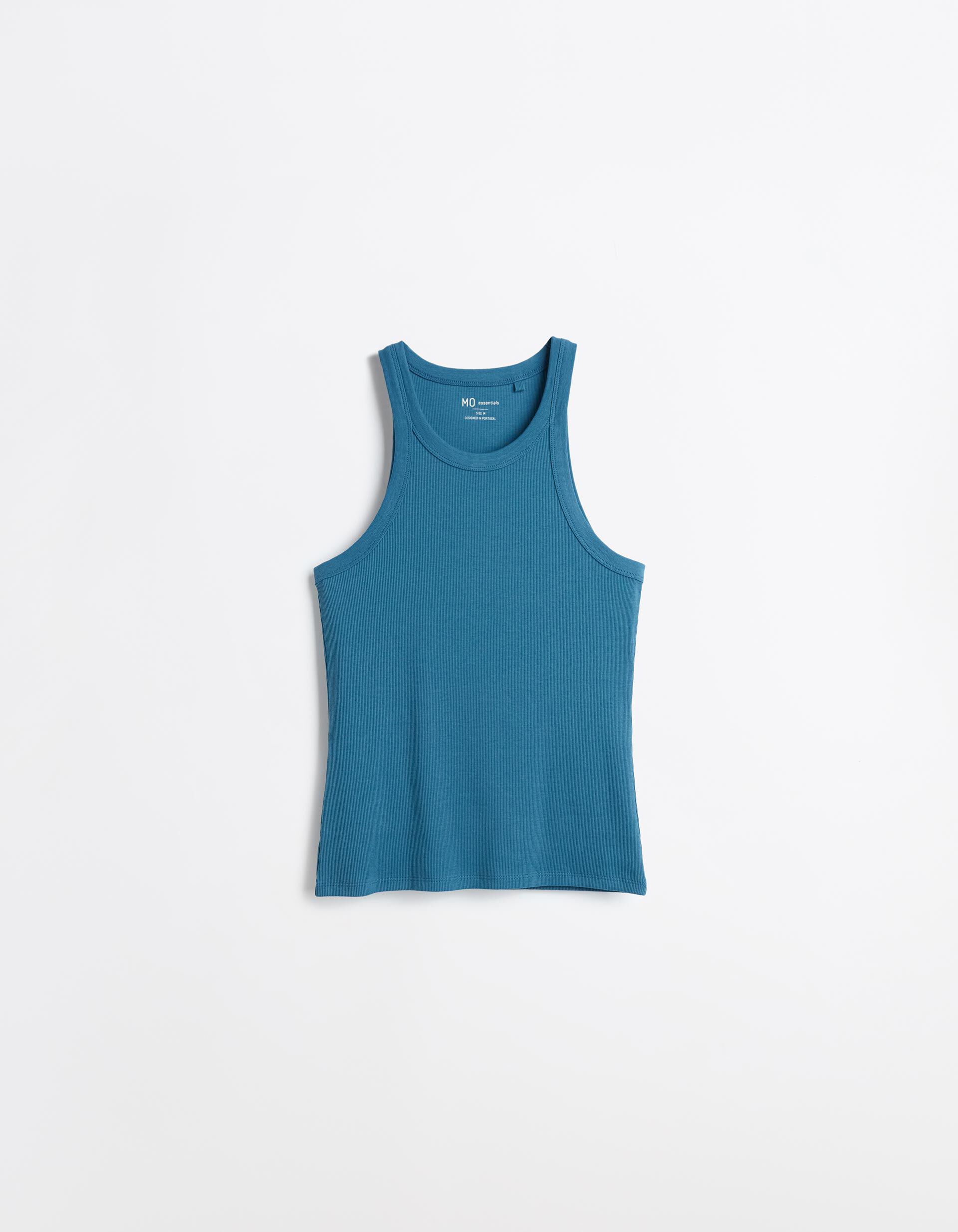 Comprar Online Tank Top Canelado, Mulher, Azul