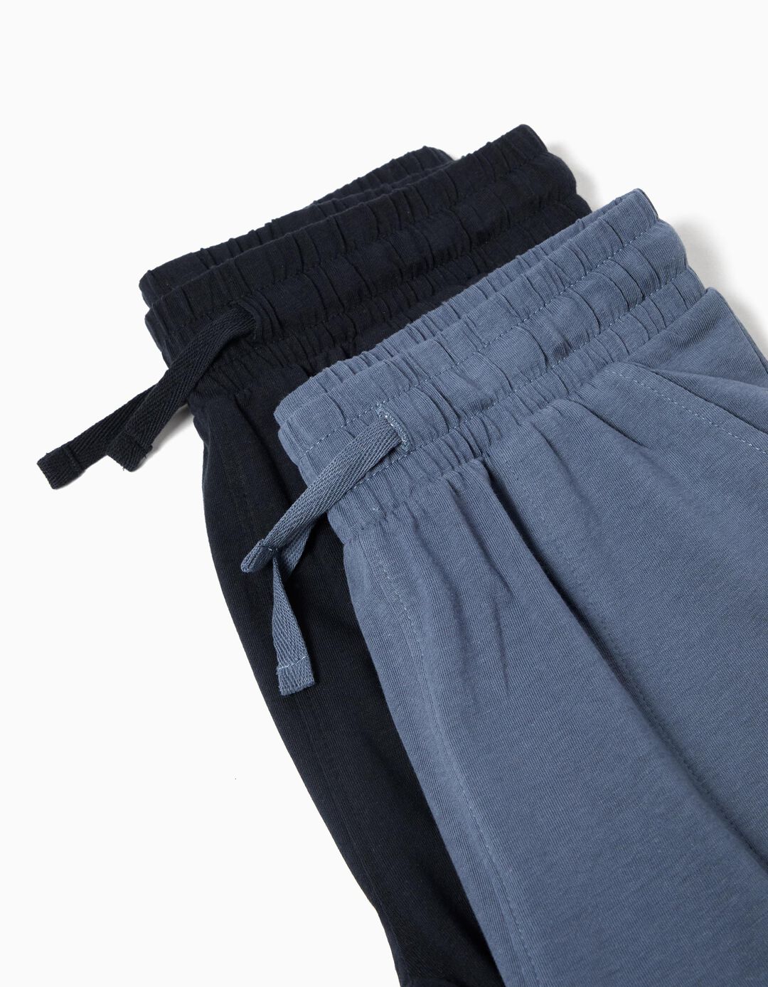 Pack 2 Calções Jersey, Menino, Azul Escuro 
