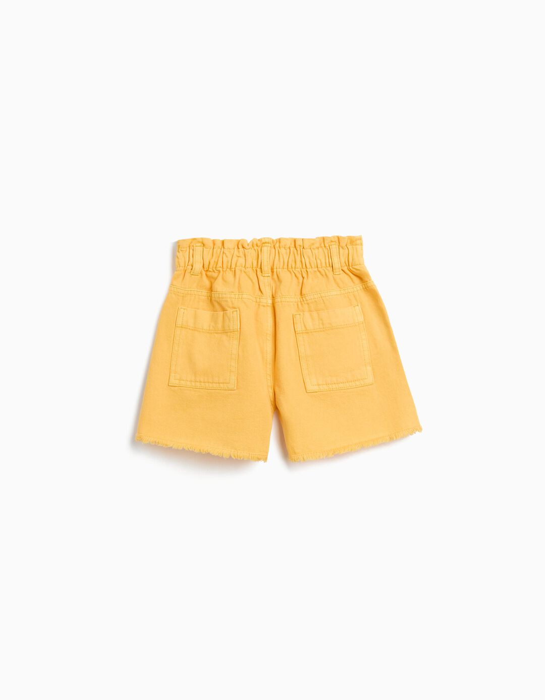 Calções de Ganga, Menina, Laranja Claro
