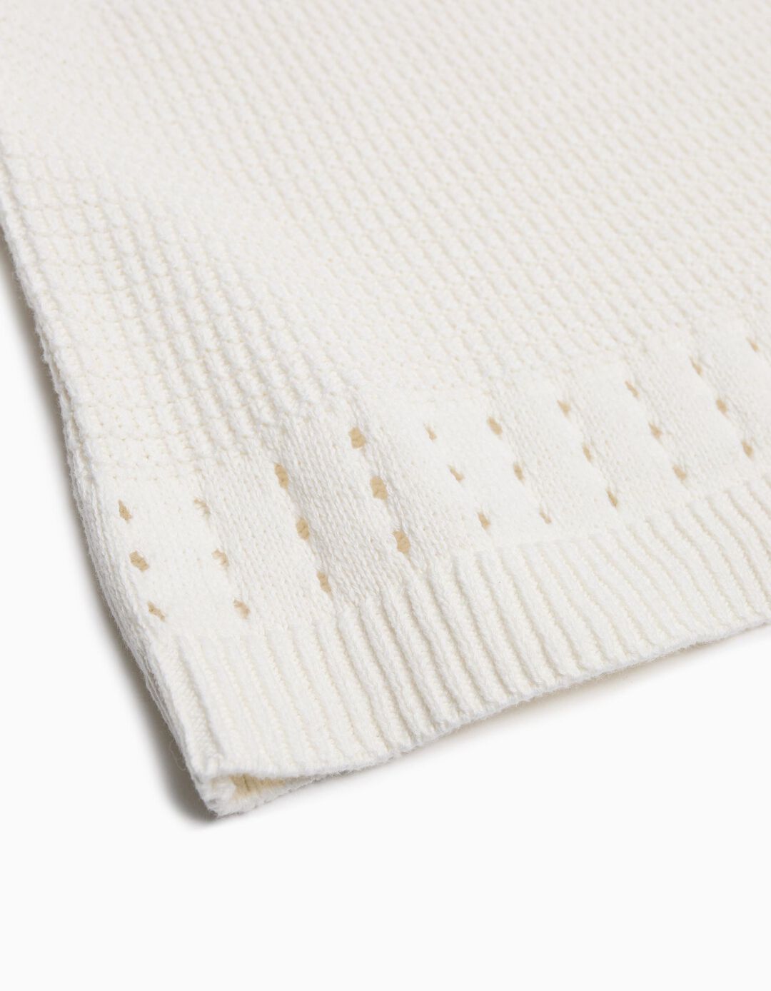 Top Crochet, Menina, Branco