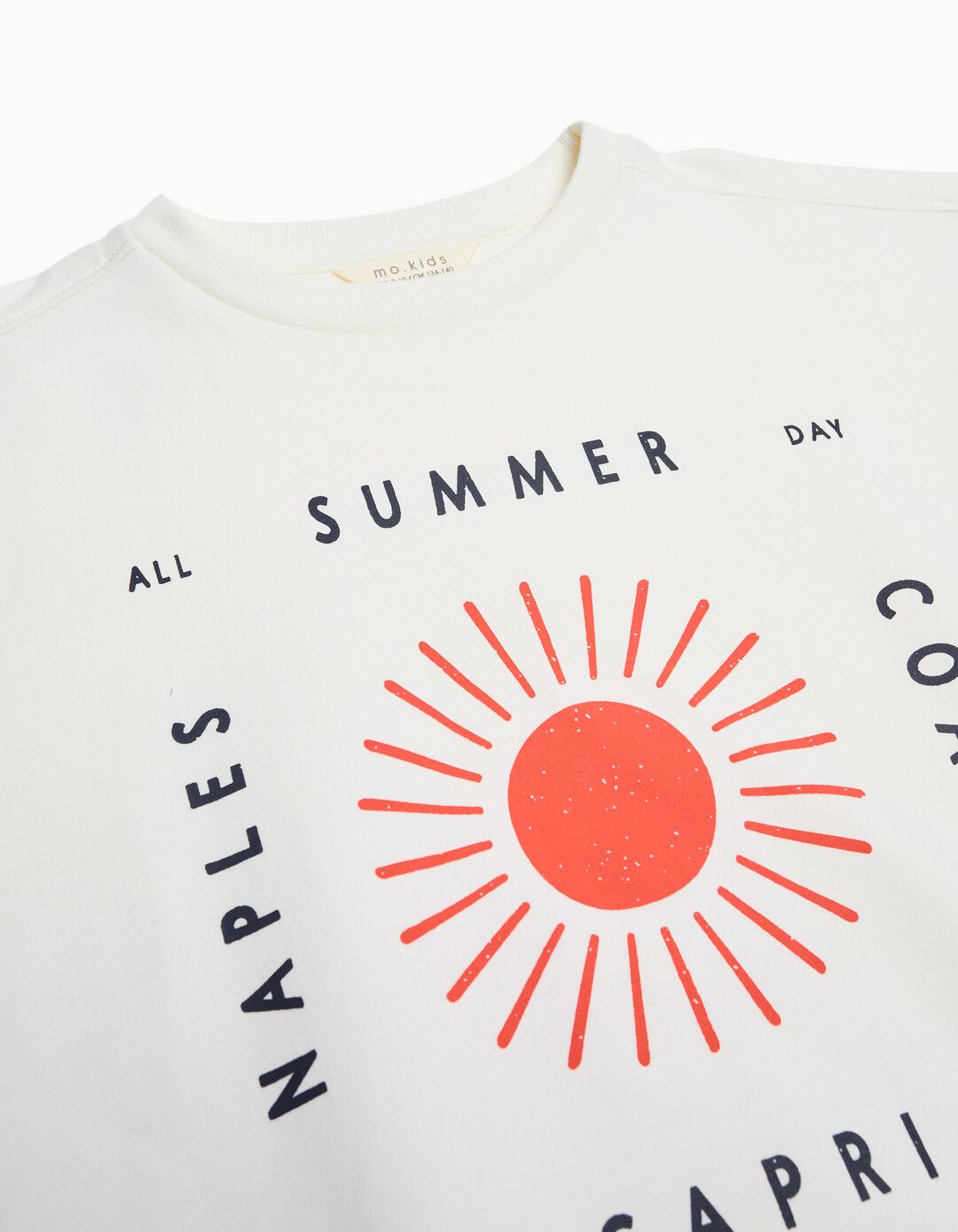Sweatshirt de Felpa Estampado, Menino, Branco