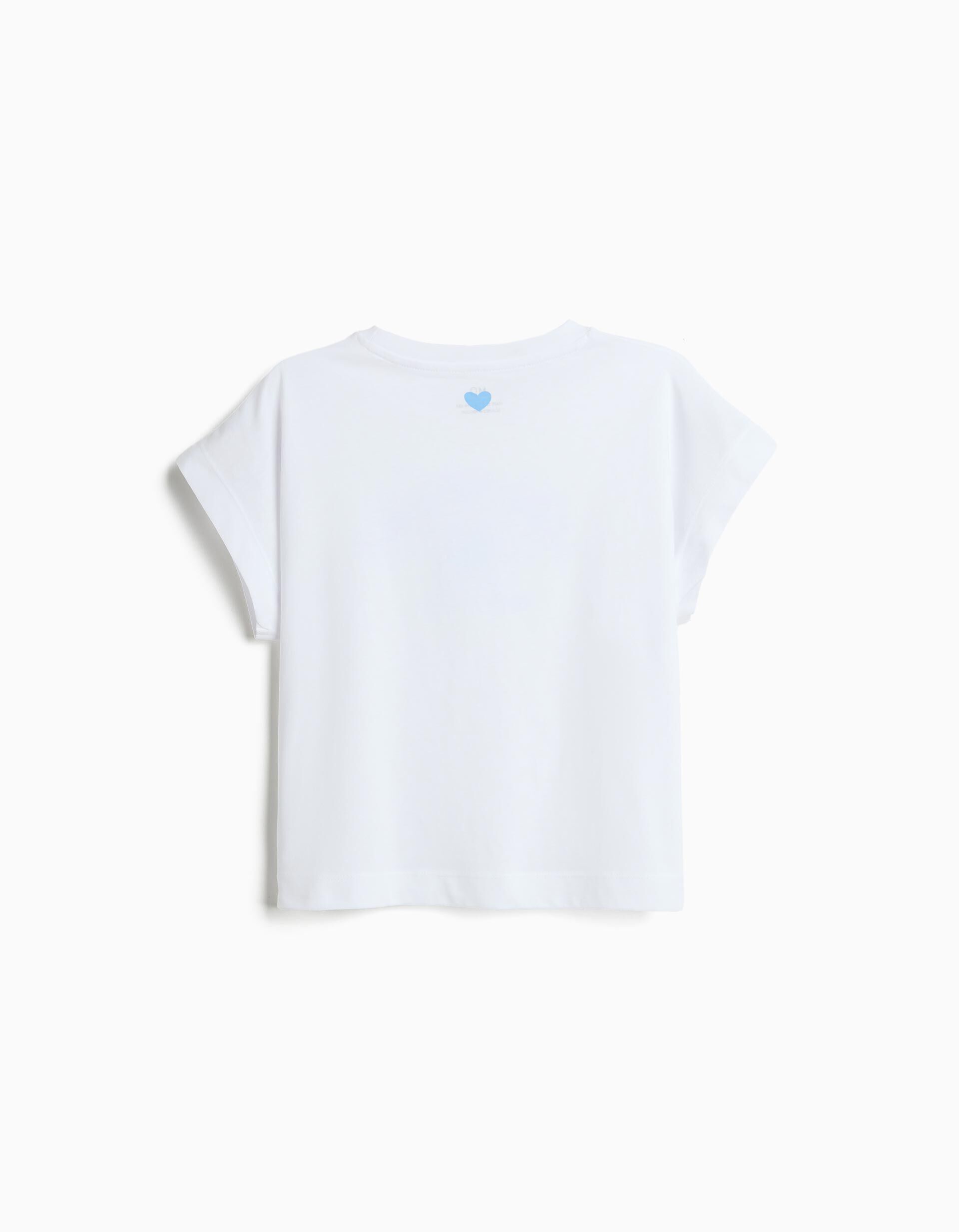 Comprar Online T-shirt Estampada, Menina, Branco