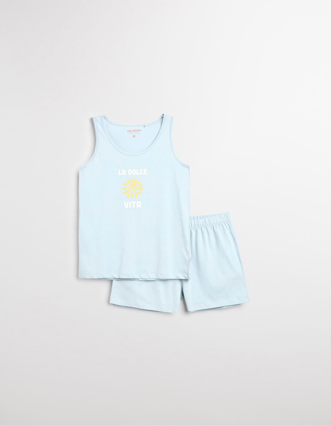 Pijama Jersey, Mulher, Azul Claro