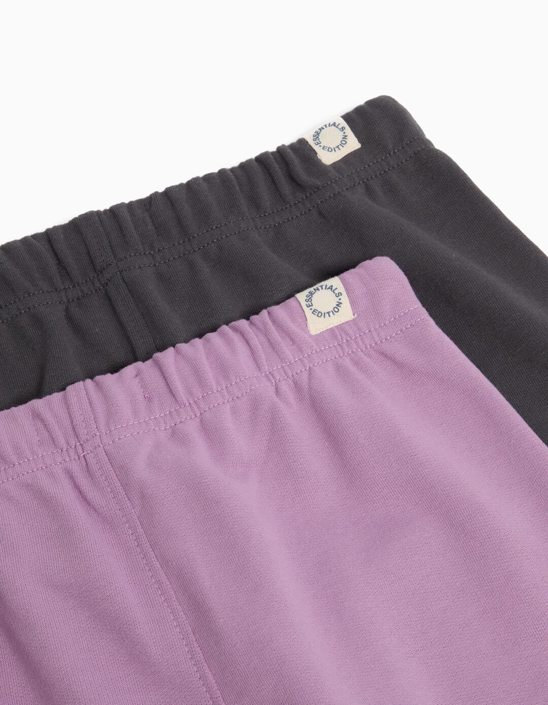 Pack 2 Joggers de Felpa, Menina, Lilás Escuro/Cinzento Escuro