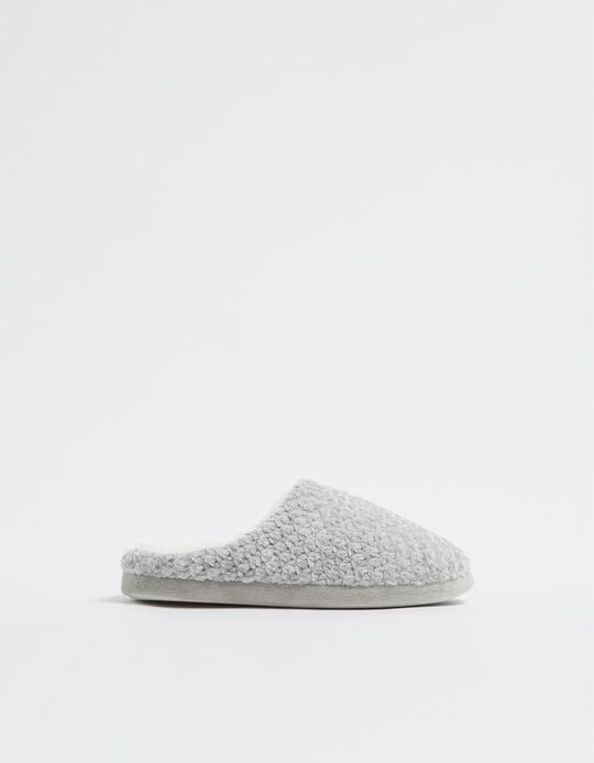 Comprar Online Chinelos Macios Lurex, Mulher, Cinzento