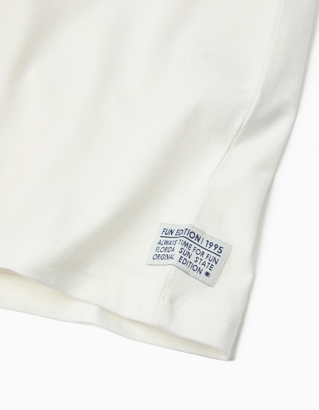 T-shirt Estampada, Menino, Branco