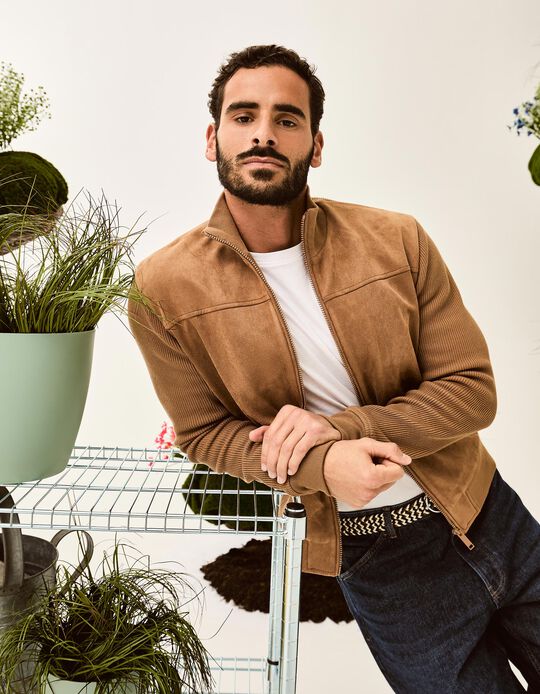 Comprar Online Casaco Bomber, Homem, Bege