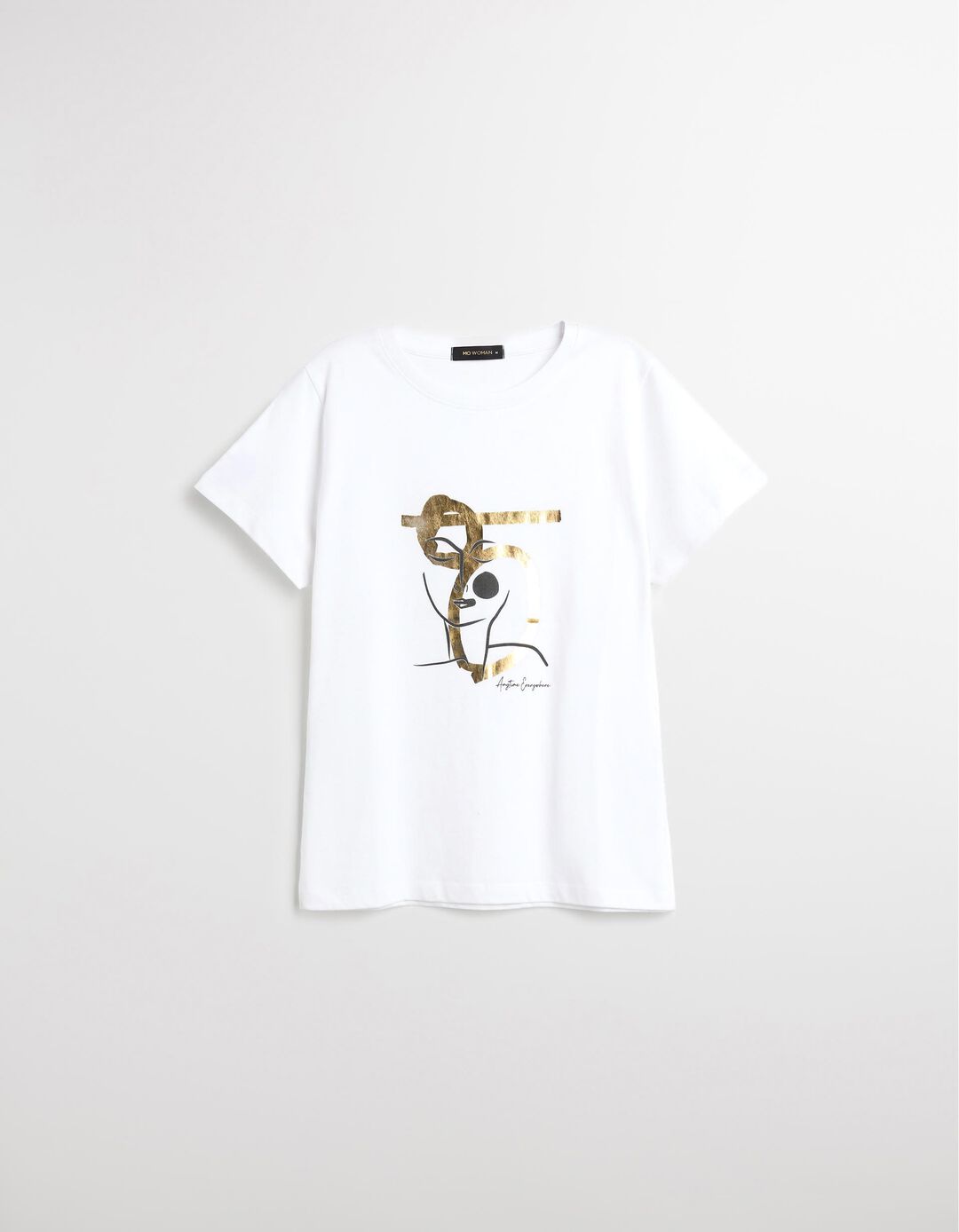 T-shirt, Mulher, Branco 