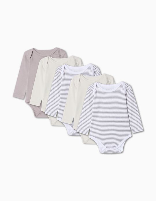 Comprar Online Pack 5 Bodies de Manga Comprida, Bebé, Multicor