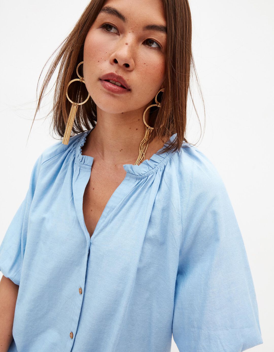 Blusa, Mulher, Azul