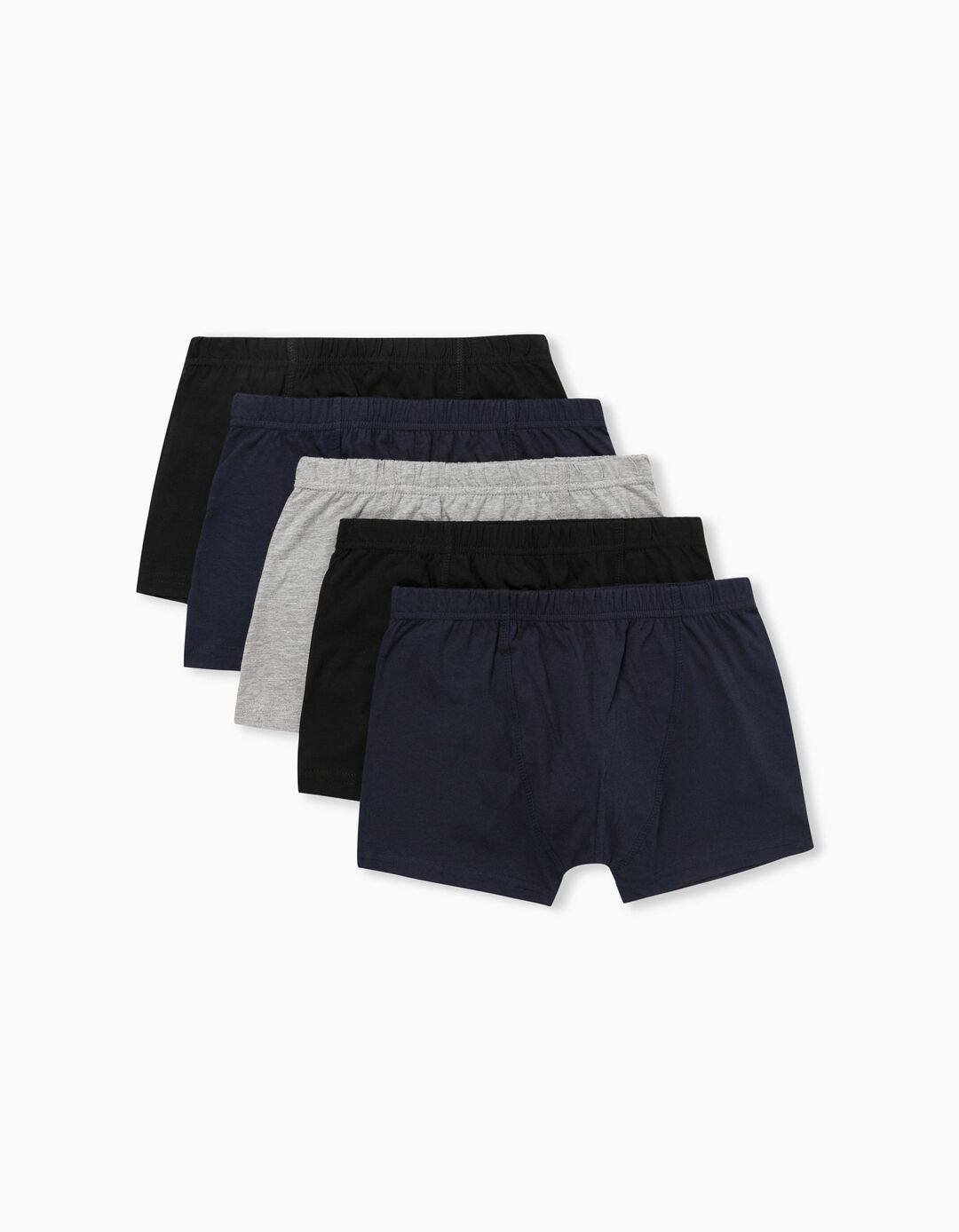 5 Boxers, Homem, Preto