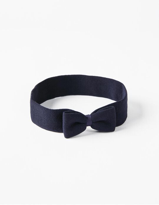 Comprar Online Fita de Cabelo Fina para Bebé e Menina, Azul Escuro