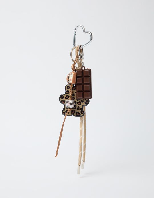 Comprar Online Porta-Chaves Charm Chocolate, Castanho