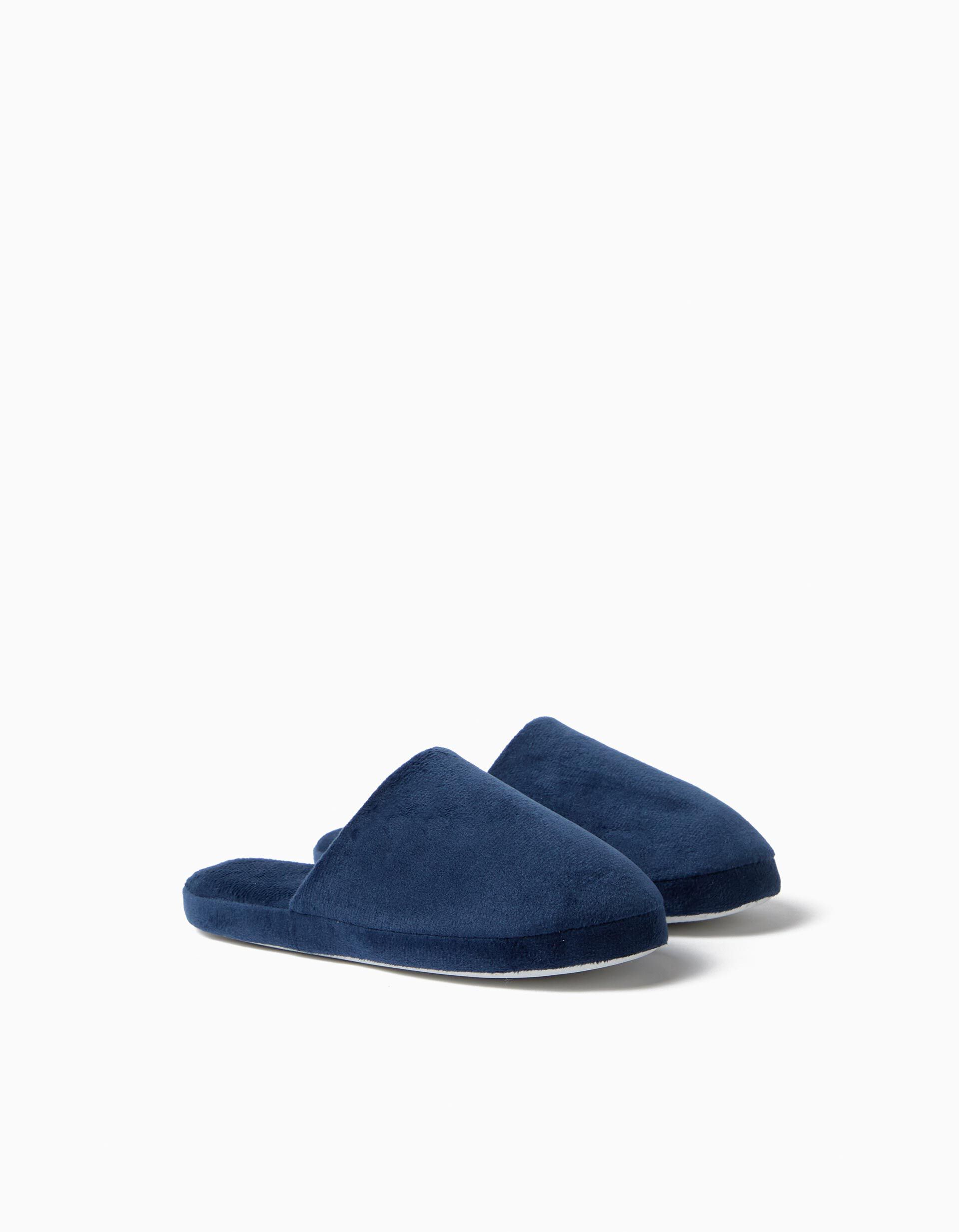 Comprar Online Chinelos De Quarto, Menino, Azul