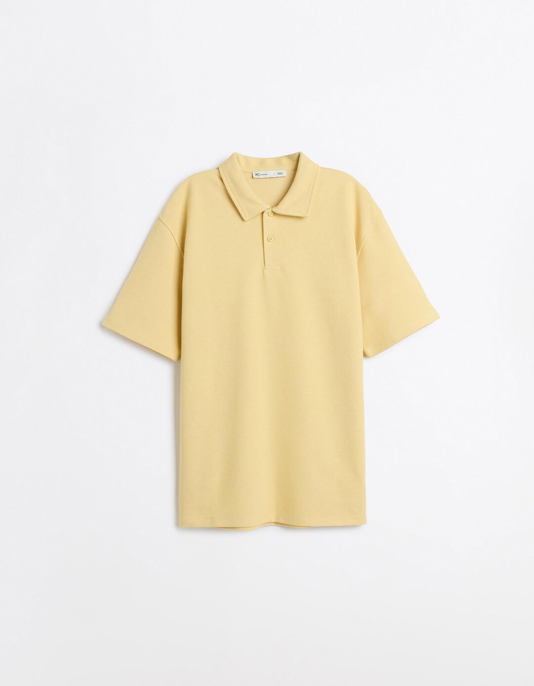 Polo Estruturado, Homem, Amarelo