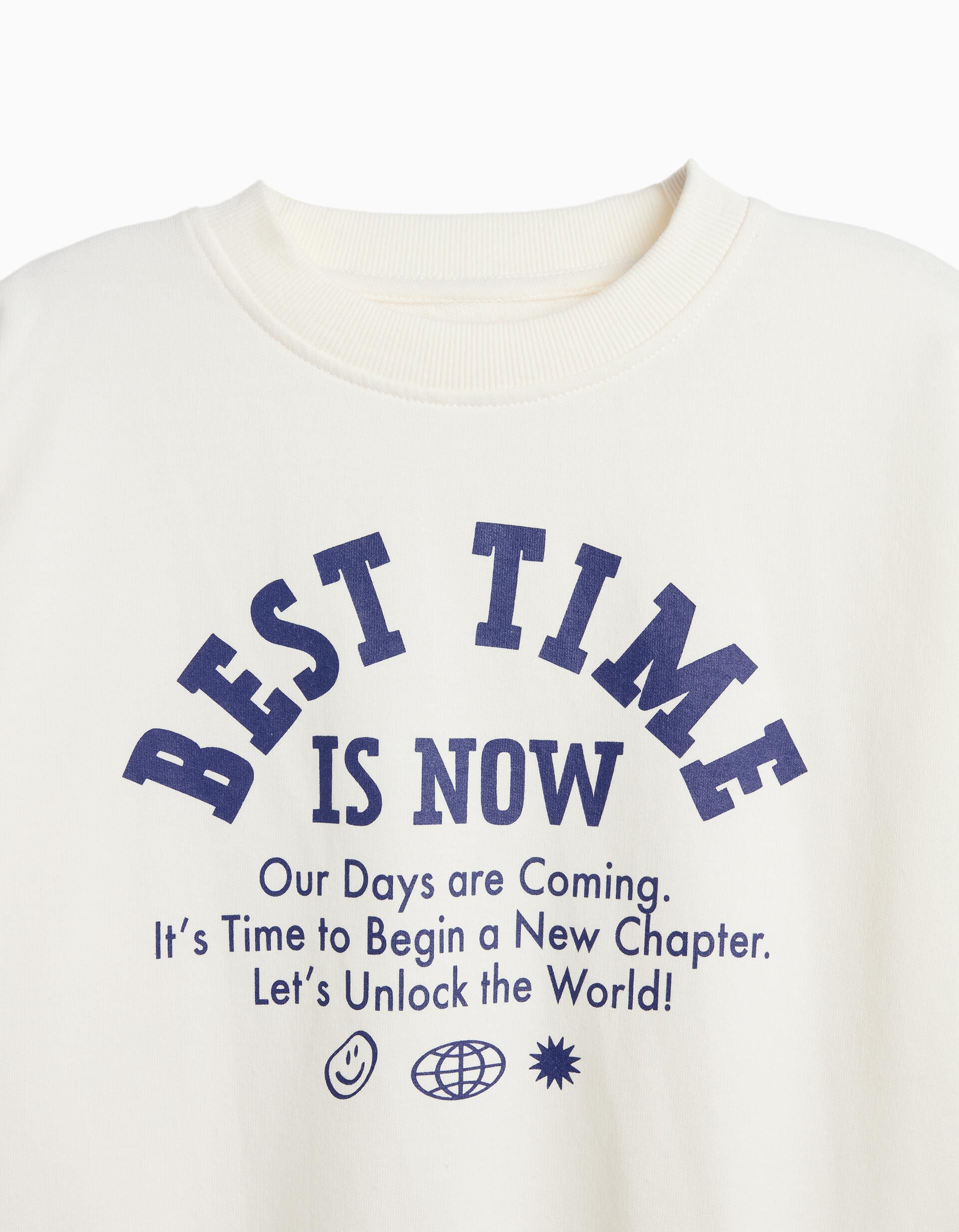 Comprar Online Sweatshirt De Felpa, Menino, Branco