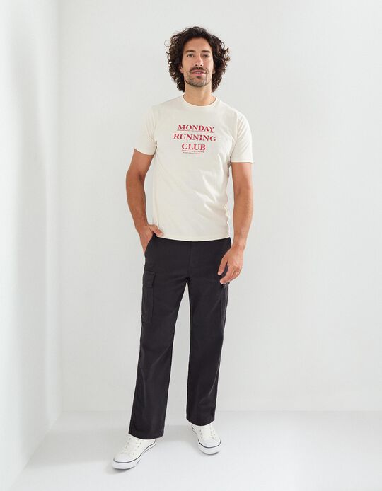 Comprar Online Calças Cargo, Homem, Cinzento Escuro