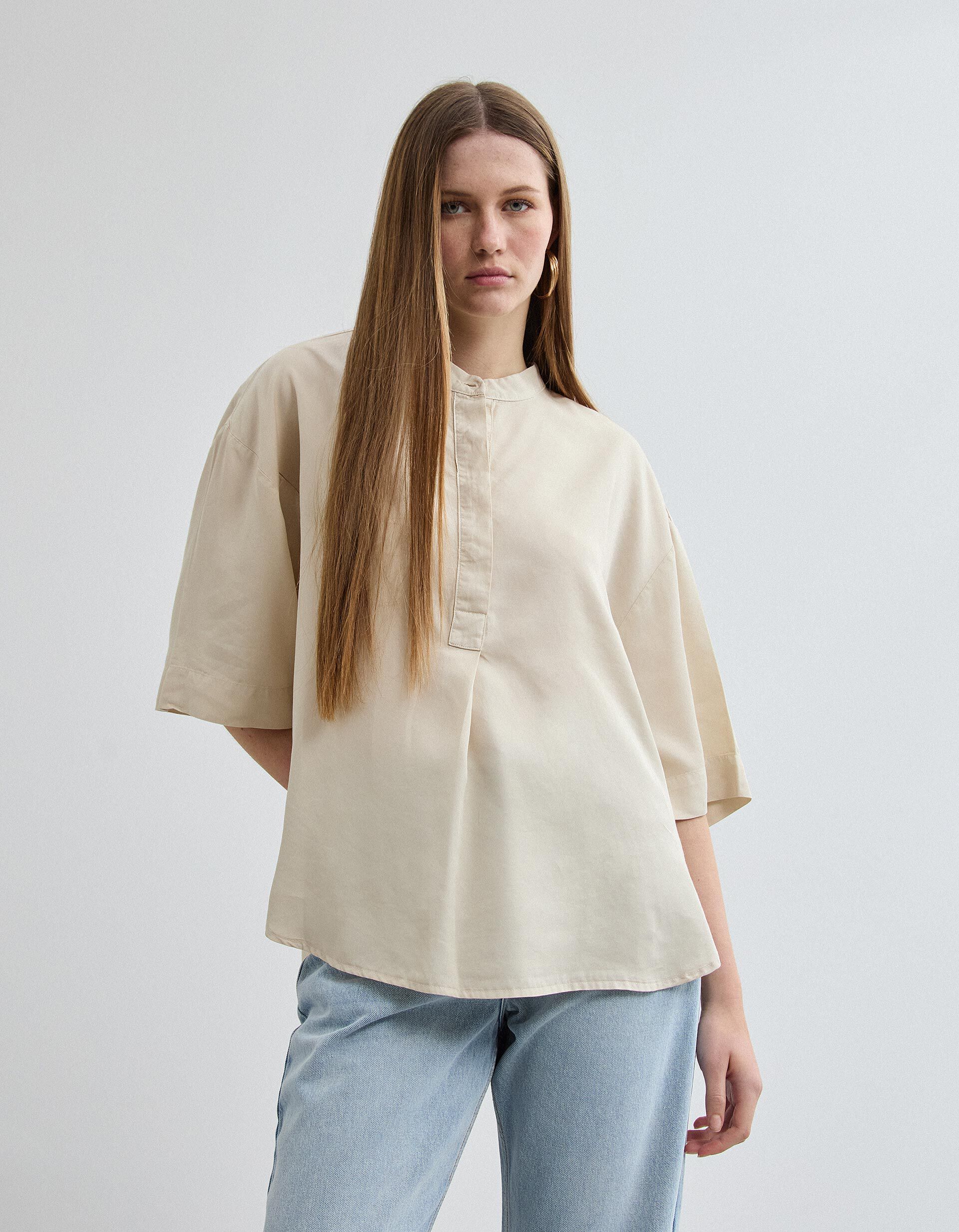 Comprar Online Blusa Liocel, Mulher, Bege Claro