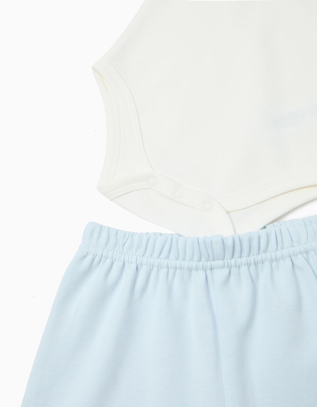 Conjunto de Body e Cal&ccedil;&otilde;es, Menino, Branco