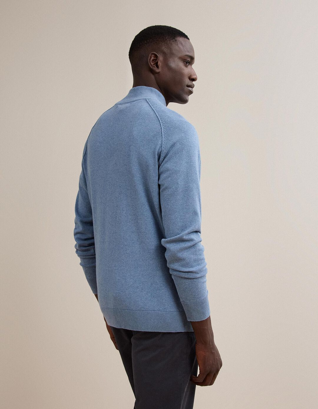 Camisola De Malha, Homem, Azul 
