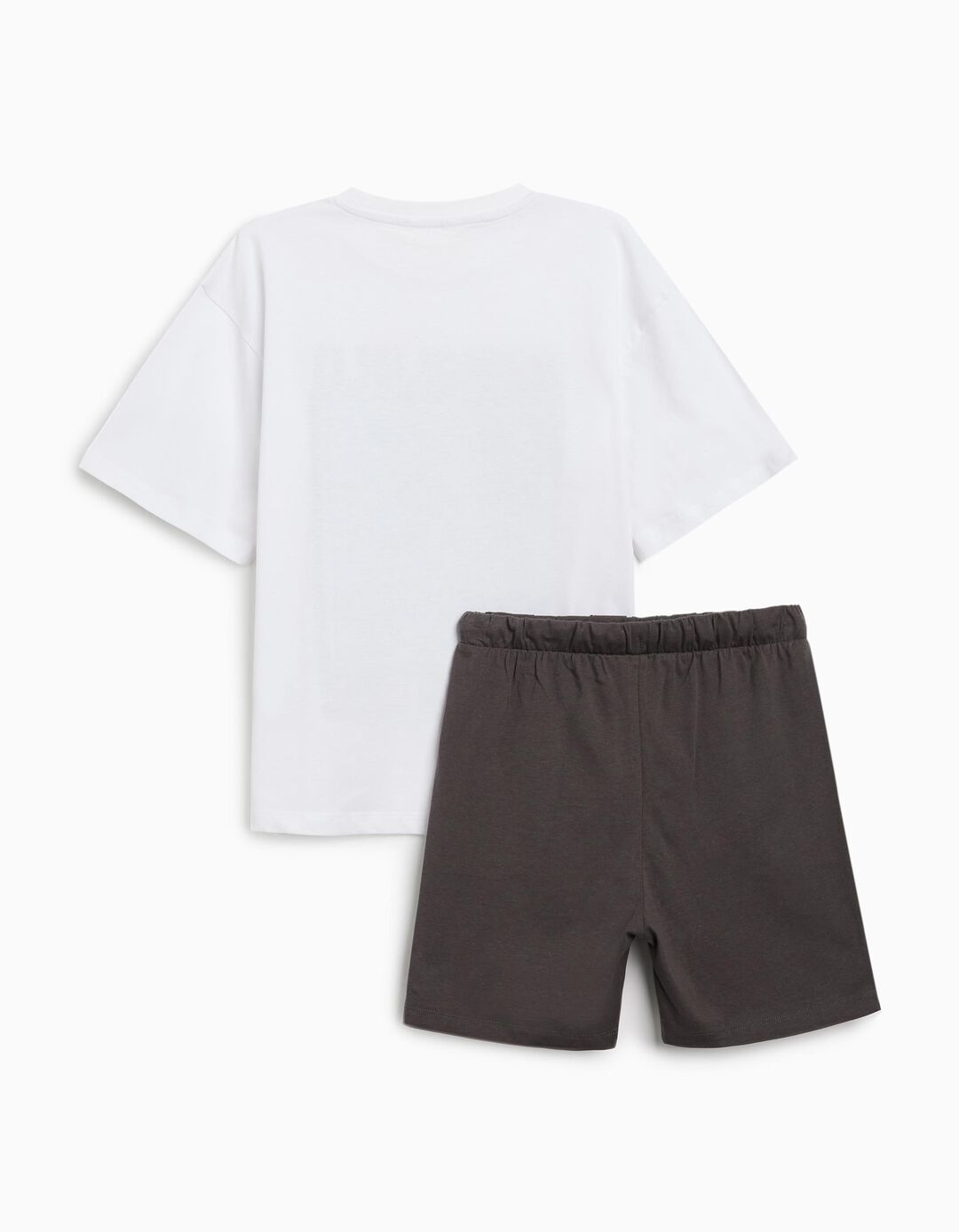 Conjunto T-Shirt e Calções, Menino, Branco