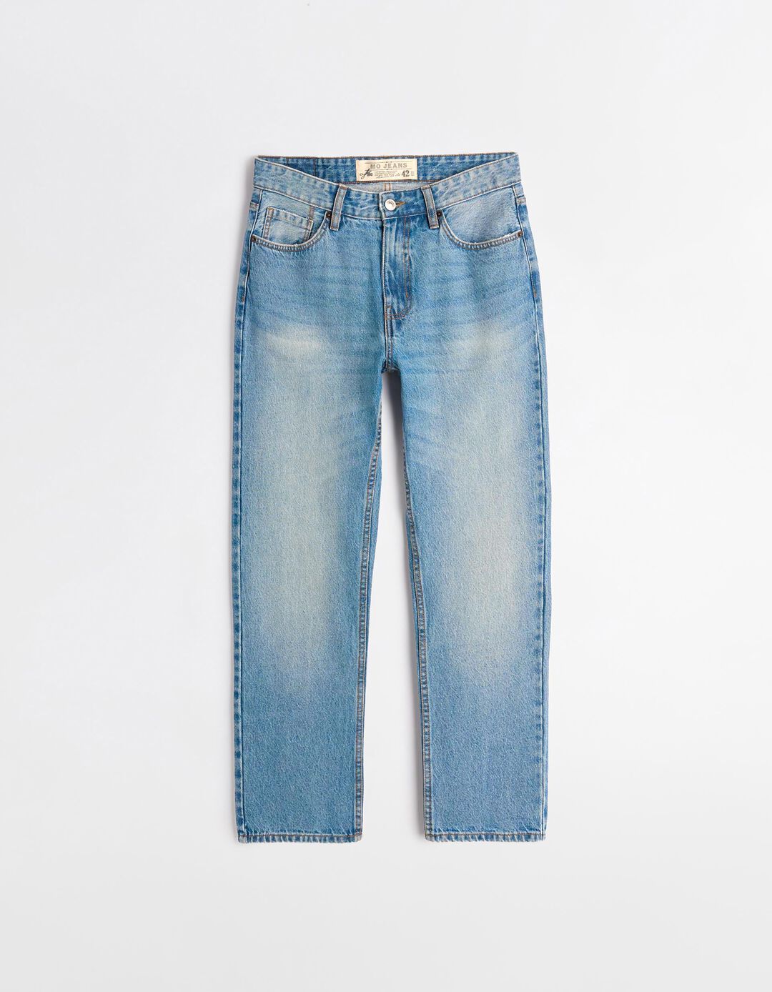 Calças de Ganga Algodão, Homem, Azul Claro