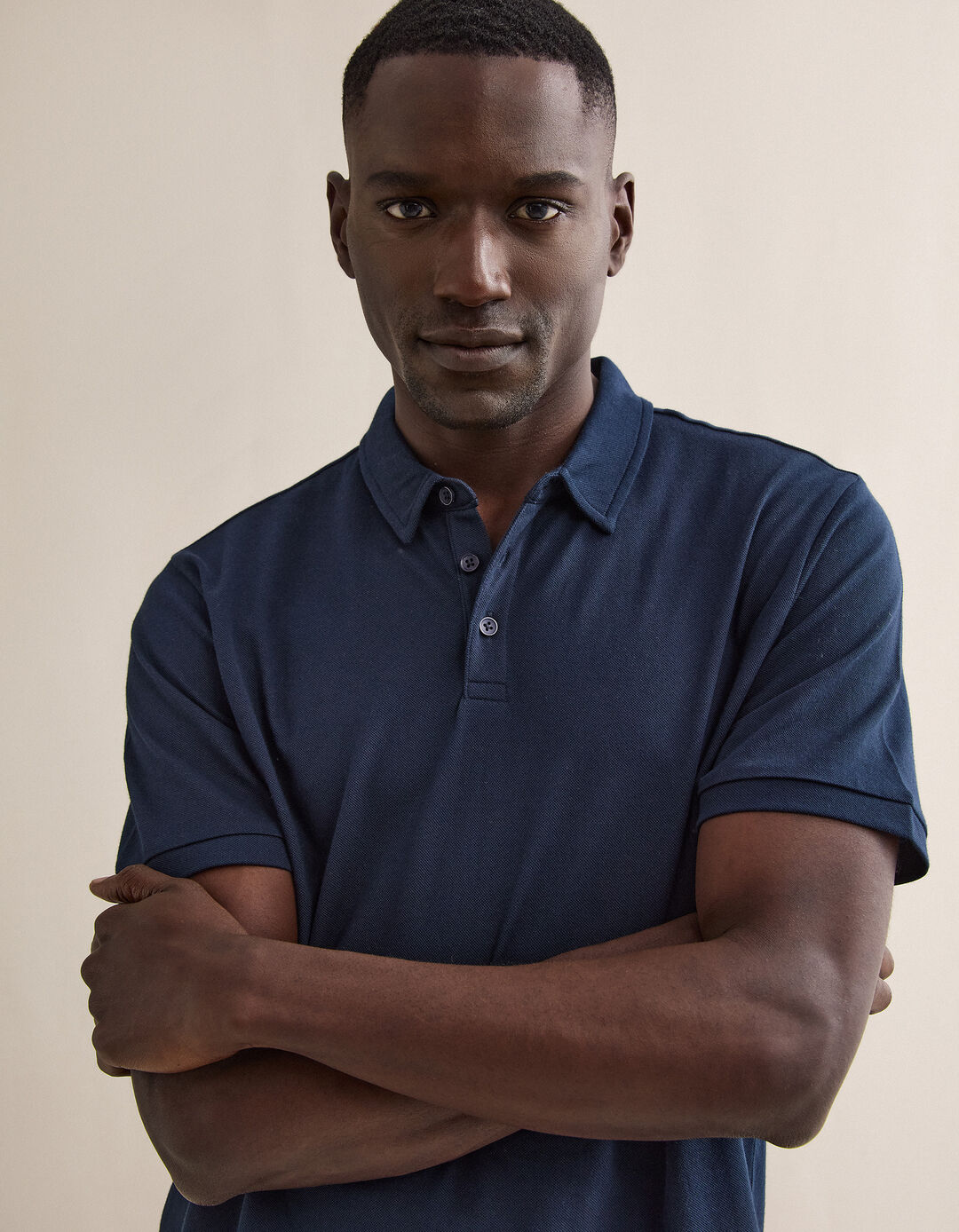 Polo, Homem, Azul Escuro